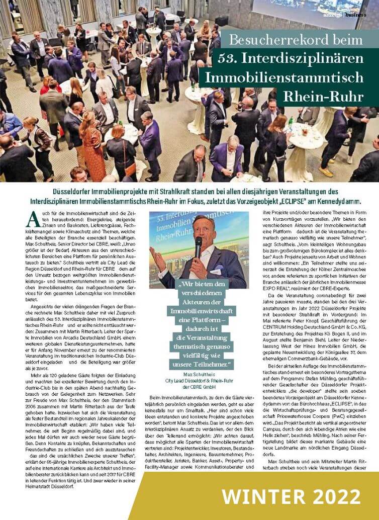 Page of the top magazine