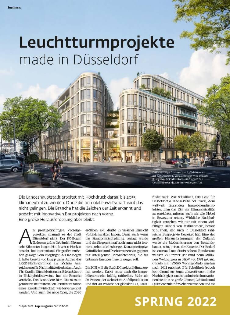 Page of the top magazine